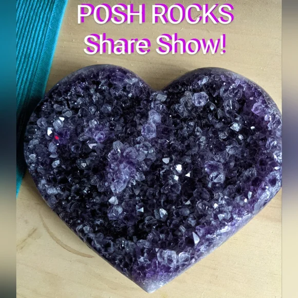 POSH ROCKS SHARE SHOW! 💎 💜 Live Crystal Deal 💜 - Picture 1 of 2